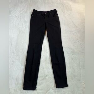 Gloria Vanderbilt Alexandra Skinny Jeans Women’s Missy 8 Black High Rise Stretch